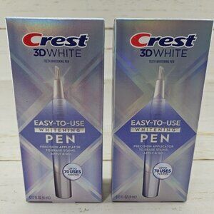 2‎ Crest 3D White Easy To Use Teeth Whitening Pen Gel Applicator Exp 11/25+